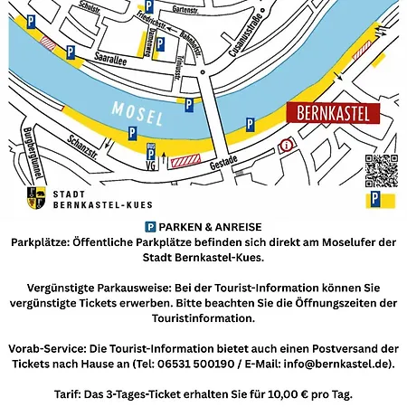 Moselhotel Roemischer Kaiser 'staffuntil5pm'earlybirdbreakfast'cityparking * Bernkastel-Kues